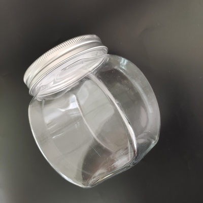 8oz duurzame plastic potten met aluminiumfolie en een aangepast etiket voor voedselopslag