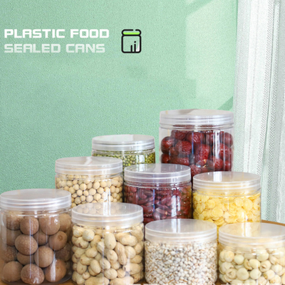Voedselverpakking Voedselopslagcontainers 60 ml 120 ml 180 ml 250 ml 500 ml 1000 ml Duidelijke plastic pot met deksel