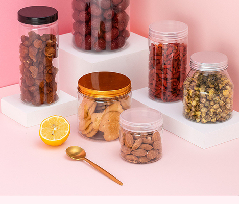Voedselverpakking Voedselopslagcontainers 60 ml 120 ml 180 ml 250 ml 500 ml 1000 ml Duidelijke plastic pot met deksel