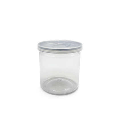 8 oz aanpasbare transparante plastic opslag- en verpakkingspotten