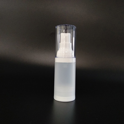 25.7g Schroefdeksel Shampoo Pump Fles Pet / Duidelijke Plastic Pet Fles Voor Cosmetische Lotion Dispensing