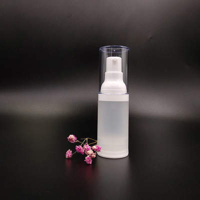 25.7g Schroefdeksel Shampoo Pump Fles Pet / Duidelijke Plastic Pet Fles Voor Cosmetische Lotion Dispensing
