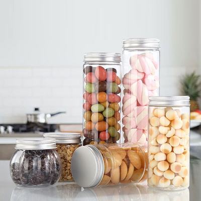 Plastic augurken potten 250 ml met deksel voor koffiebonen
