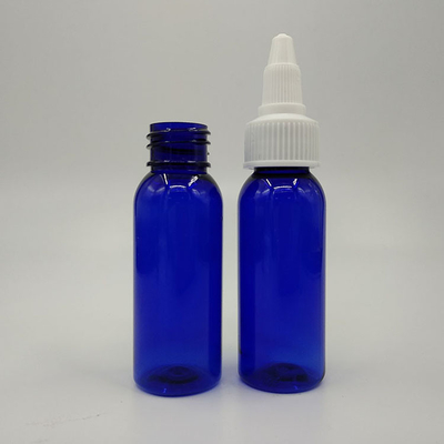 100 ml heldere plastic schroefoppervloeistofffles met brede mond voor op maat geprint