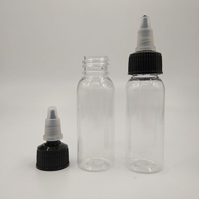 Op maat gemaakte plastic vloeibare flessen met schroeftop met applicatoren