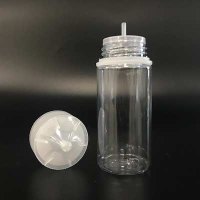 100 ml schroefdeksel kinderdichte PET E vloeibare fles voor E vloeibare verpakking met schermdruk