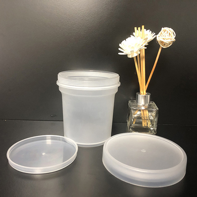 Aanpasbare plastic middellange melktheeflessen met lekvrije deksels