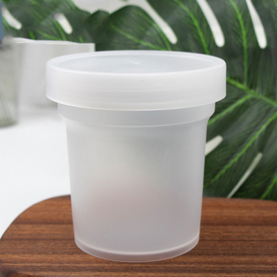 Aanpasbare plastic middellange melktheeflessen met lekvrije deksels