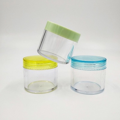 10 ml aanpasbare plastic cosmetische pot met glad oppervlak