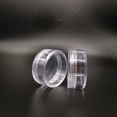 Gepersonaliseerde 30 ml gladde plastic cosmetische pot met aangepast logo