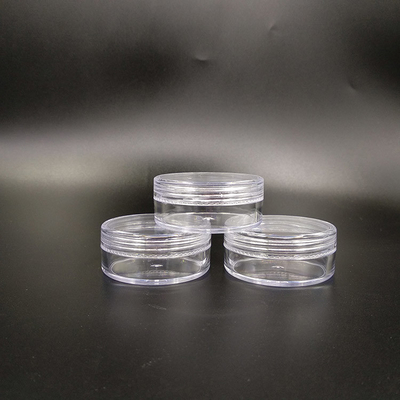 Gepersonaliseerde 30 ml gladde plastic cosmetische pot met aangepast logo