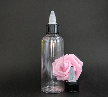 Kleine plastic flessen met schroefbediening voor veilige opslag van vloeistoffen
