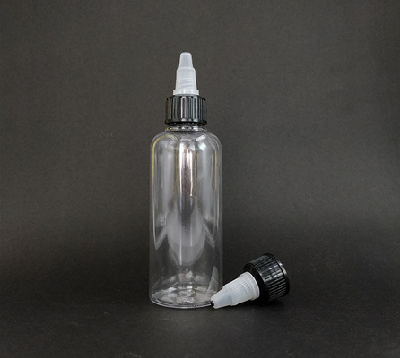 Kleine plastic flessen met schroefbediening voor veilige opslag van vloeistoffen