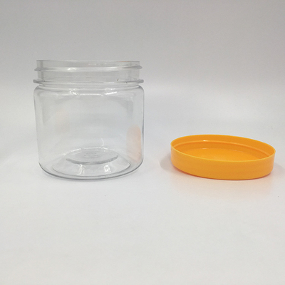 Doorzichtige plastic containers potten met plastic / aluminium deksel