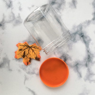 2 oz 8 oz BPA-vrije voedselkwaliteit plastic opslagcontainers met aluminiumfolie deksel