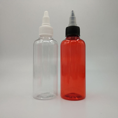 Schroeftop plastic flessen met aanpasbaar etiketten paneel
