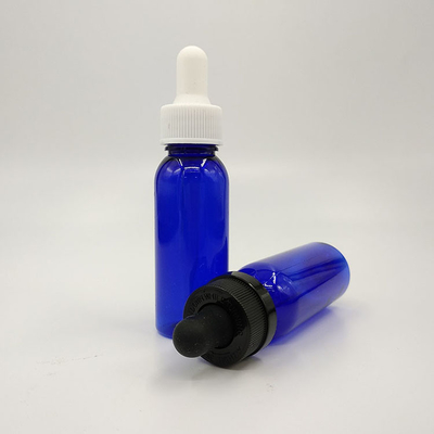 Doorzichtige zwarte glazen vloeibare druppelfles Met 5 ml 10 ml 15 ml 20 ml 30 ml 50 ml 100 ml capaciteit