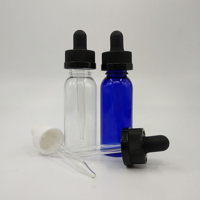 120 ml doorzichtige glazen vloeistofdruppelflessen met schroefdop
