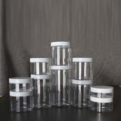 Op maat gemaakte plastic schoonheidspotten / cosmetische plastic houders in verschillende capaciteiten 10-150 ml