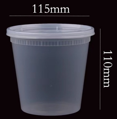 Aanpasbare gladde plastic cosmetische pot transparante