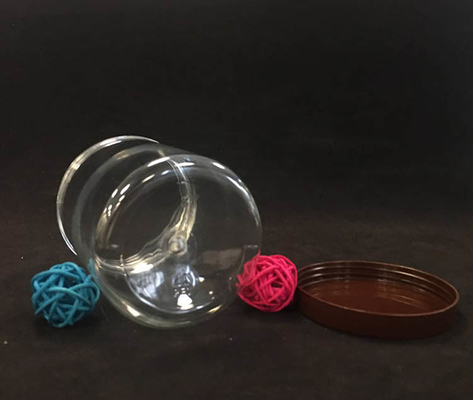 Op maat gemaakte plastic potten met plastic / aluminium deksels voor voedselpoeder