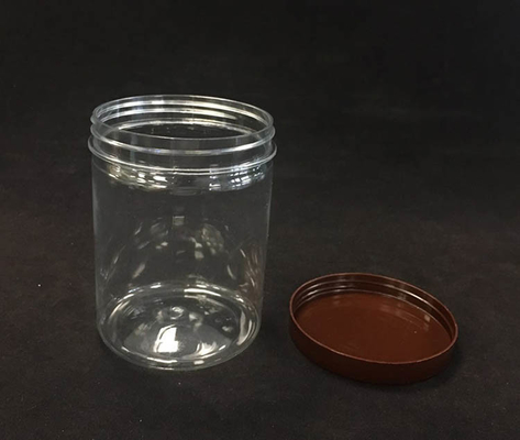 Op maat gemaakte plastic potten met plastic / aluminium deksels voor voedselpoeder