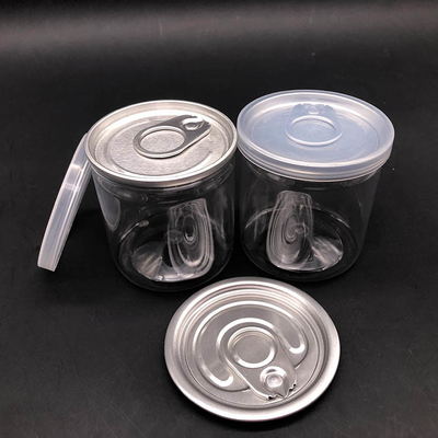 Doorzichtige plastic potten met aanpasbare deksels