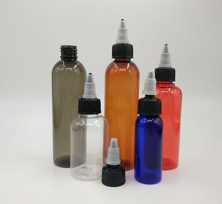 Op maat gedrukte plastic dropperfles met schroefdop voor vloeistof