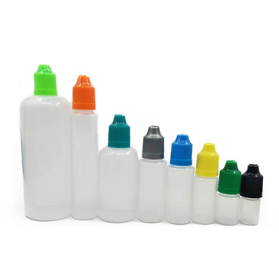 Crystal Clear Glass Dropper Flas met zwarte kleur en op maat gemaakte afdrukken