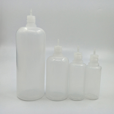 10 ml-120 ml doorzichtige zwarte glazen dropperflessen met schroefdop
