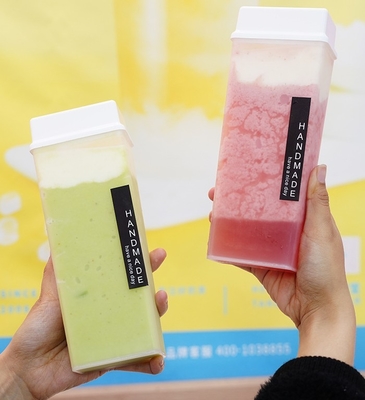 Fancy melk thee flessen lekbestendig Multi-capaciteit schroef op deksel