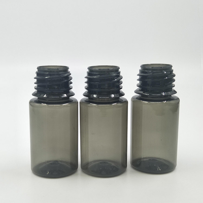 Op maat gemaakte 10-100ml Printing PET E Liquid Flask Round Shell Vials met Childproof Caps