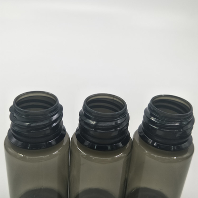 Op maat gemaakte 10-100ml Printing PET E Liquid Flask Round Shell Vials met Childproof Caps