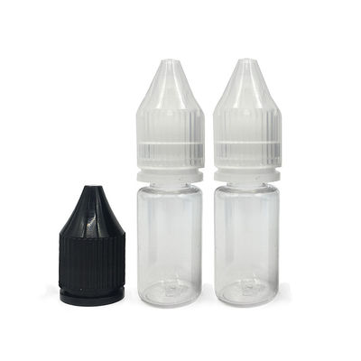 Gepersonaliseerd logo gedrukt doorzichtige PET-plastic flessen voor E Liquid