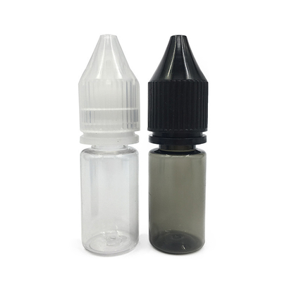 Gepersonaliseerd logo gedrukt doorzichtige PET-plastic flessen voor E Liquid