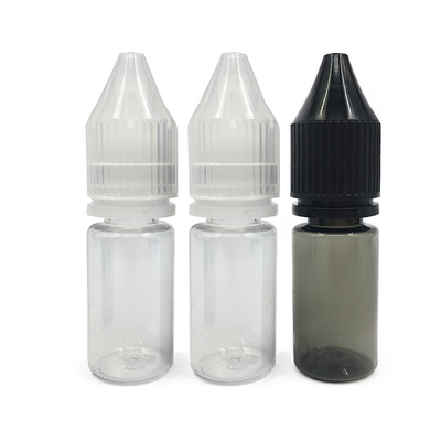 Gepersonaliseerd logo gedrukt doorzichtige PET-plastic flessen voor E Liquid