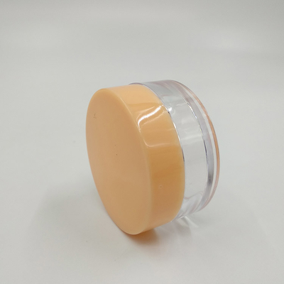Glanzige oppervlakte Plastic Cosmetic Jar 10ml 15ml 30ml 60ml 80ml 100ml 120ml 150ml met Transparent Design