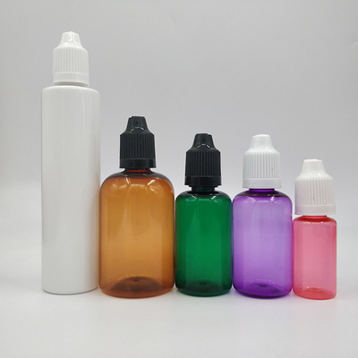 Persoonlijke afdruk Kleurflessen voor vloeistof In 10ml 15ml 30ml 60ml 80ml 100ml