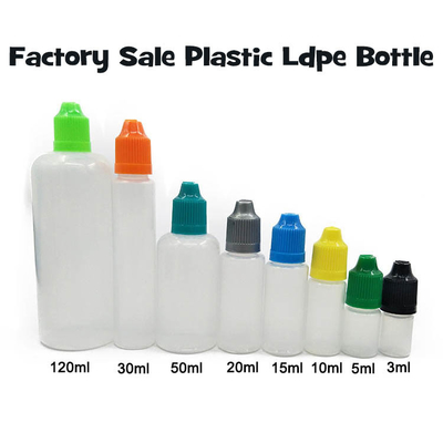 18mm nekgrootte E Vloeibare fles 10ml 15ml 30ml 60ml 80ml 100ml Voor e-sigaret
