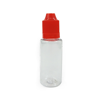 15 ml capaciteit aangepaste E vloeistoffffles voor rond ontwerp en logo