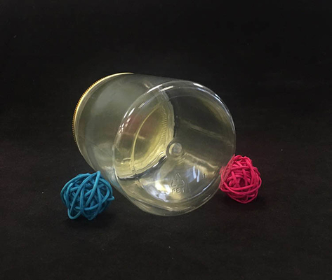 60 ml cosmetische plastic houder verzegeld met drukgevoelige pakking