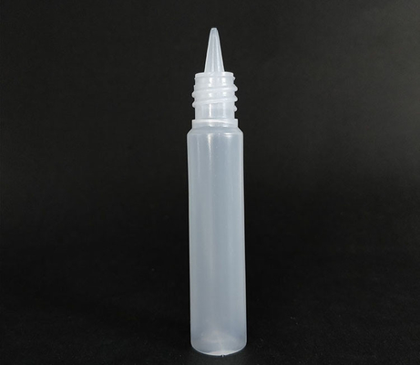 Transparante, op maat gemaakte PET-ronde plastic E-vloeistoffffles