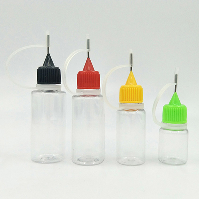 30 ml heldere PET E vloeibare glasflessen met capaciteitslijnen