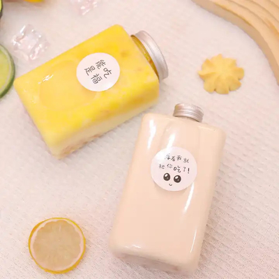 Dubbel geïsoleerde melk thee flessen 250 ml met handvat