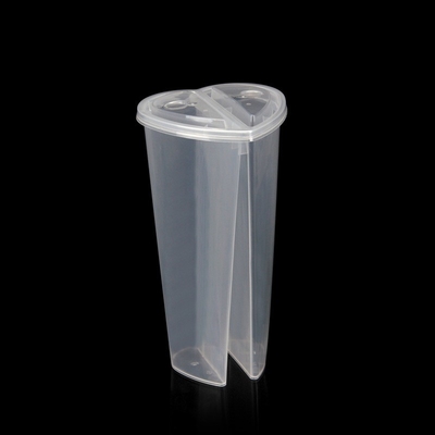 Lekbestendige plastic flessen met vierkante en ronde vormen