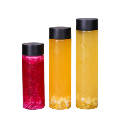 Kleurrijke, duurzame plastic flessen met melk- en theeproof