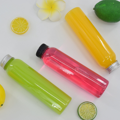Lekbestendige 350 ml plastic bubbel thee flessen met schroef op het deksel