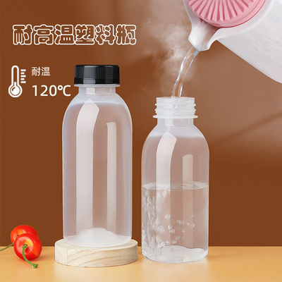 Leakproof vierkant ronde plastic sapflessen met deksels