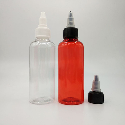 Op maat gemaakte etiketten Plastic schroeftop containers 15ml 30ml 50ml 70ml 80ml 100ml Voor cosmetische verpakkingen