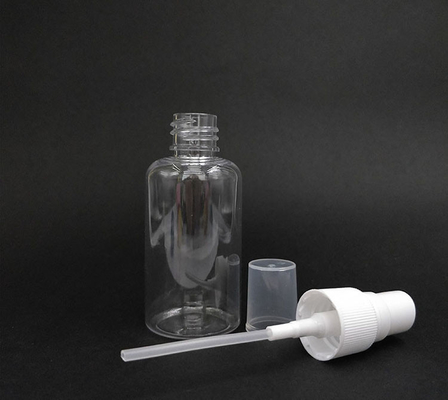 Transparent klassiek ontwerp PET-plastic spuitfles voor milieuvriendelijke oplossingen
